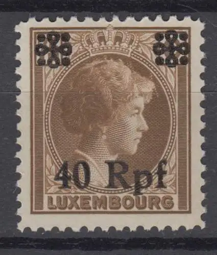 Deutsche Besetzung Luxemburg 28 postfrisch ** (10.117A)
