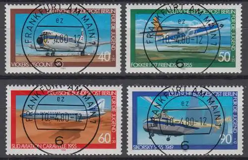 Berlin 617 - 620 gestempelt (6675A)