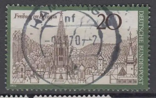BRD 654 gestempelt (6732B)