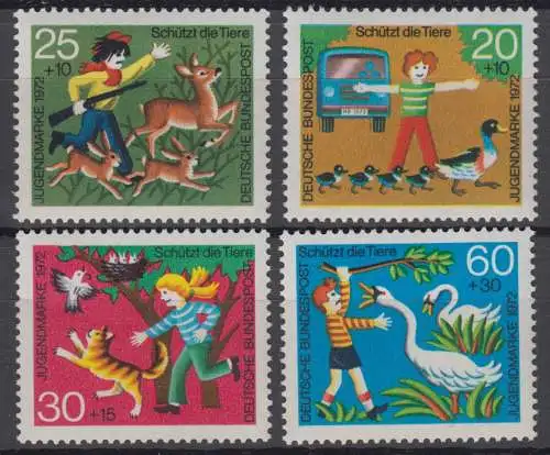 BRD 711 - 714 postfrisch ** (6735B)