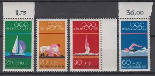 BRD 719 - 722 postfrisch ** (6741A)