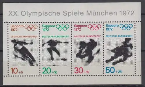 BRD 684 - 687 Block 6 postfrisch ** (6743A)