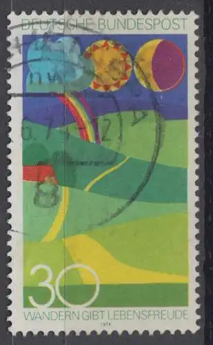 BRD 808 gestempelt (6751C)