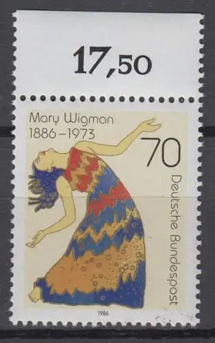 BRD 1301 postfrisch ** Oberrand  (6815C)