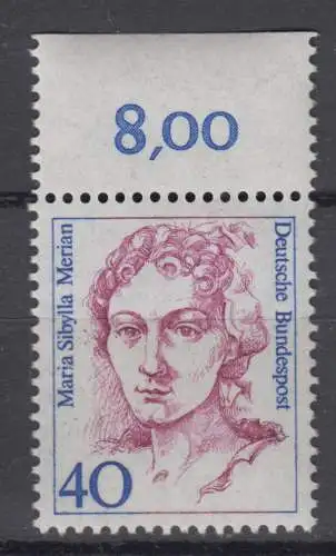 BRD 1331 postfrisch ** Oberrand (6824B)