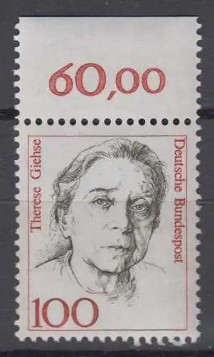 BRD 1390 postfrisch ** Oberrand (6841B)