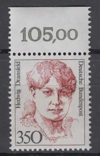 BRD 1393 postfrisch ** Oberrand (6842B)