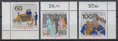 BRD 1474 - 1476 postfrisch ** Eckrand (6863C)