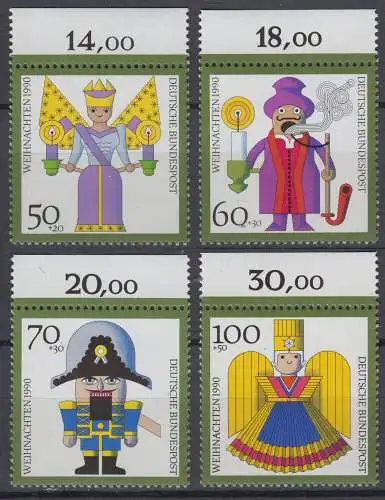 BRD 1484 - 1487 postfrisch ** Oberrand (6864B)