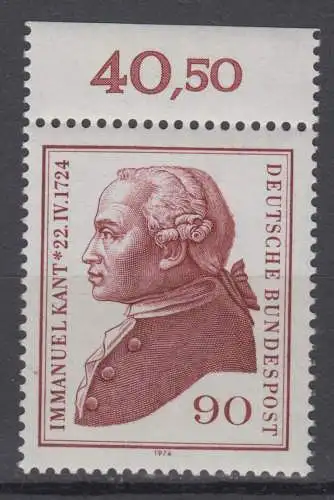 BRD 806 postfrisch ** Oberrandf (6882B)