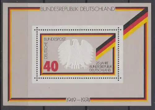 BRD 807 Block 10 postfrisch ** (6893C)