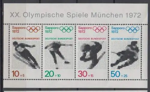 BRD 684 - 687 Block 6 mit KNICK postfrisch ** (6905C)