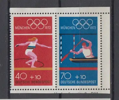 BRD 736 737  aus Block 8 postfrisch ** (6905A)