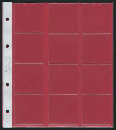 KARAT Münzblätter Münzhüllen Ersatzseiten 5 Stück Lindner K2R   