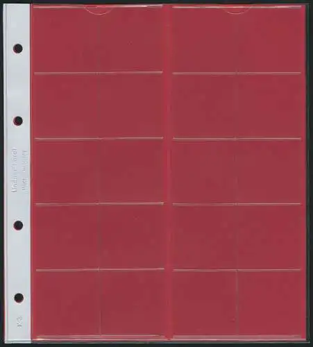 KARAT Münzblätter Münzhüllen Ersatzseiten 5 Stück Lindner K3R   