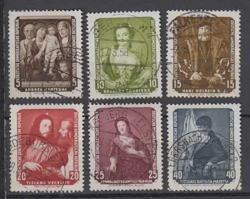 DDR 586 - 591 gestempelt (1036A)