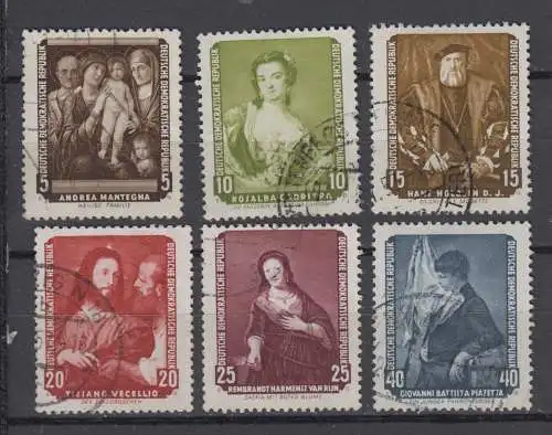 DDR 586 - 591 gestempelt (1037A)