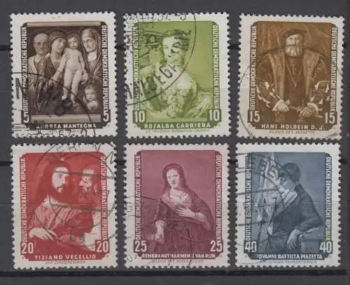 DDR 586 - 591 gestempelt (1037B)