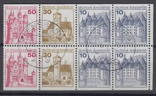 BRD 913 914 916 HBl Heftchenblatt 26 gestempelt (6916A)