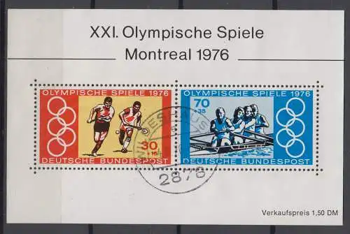 BRD 888 889 Block 12 gestempelt (6927A)