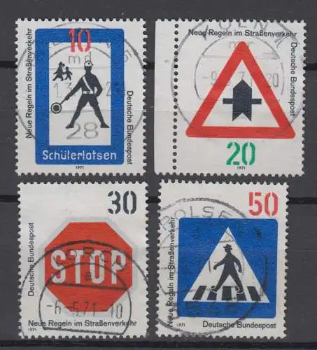 BRD 665 - 668 gestempelt (6931B)