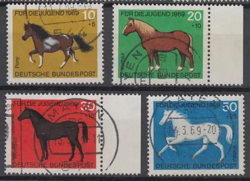 BRD 578 - 581 gestempelt (6934C)