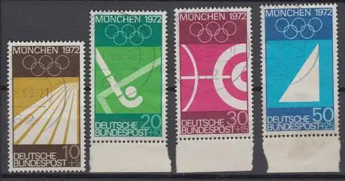 BRD 587 - 590 gestempelt (6935A)