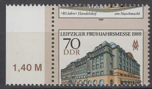 DDR 3235 postfrisch ** verzähnt Verzähnung Seitenrand (9400A) 