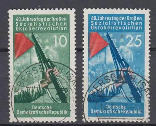 DDR 601 602 gestempelt (1058B)