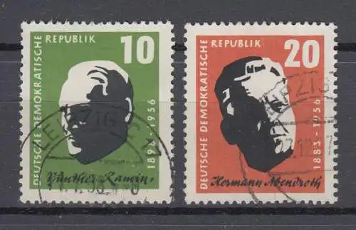 DDR 604 605 gestempelt (1061B)