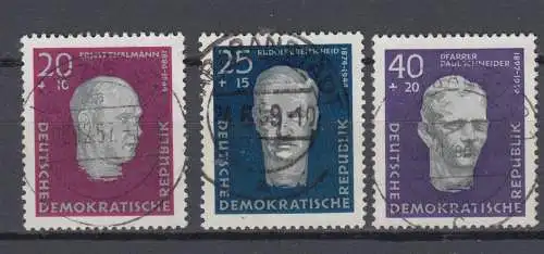 DDR 606 - 608 gestempelt (1062B)