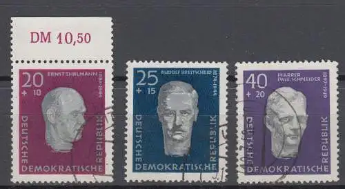 DDR 606 - 608 gestempelt (1064B)