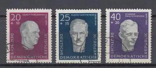 DDR 606 - 608 gestempelt (1065A)