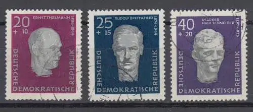 DDR 606 - 608 gestempelt (1065B)
