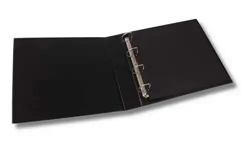 Postkartenalbum Ringbinder KOBRA AK1B Schwarz LEER 