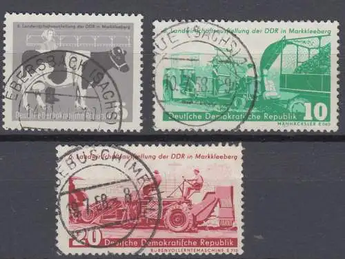 DDR 628 - 630 gestempelt (1077A)