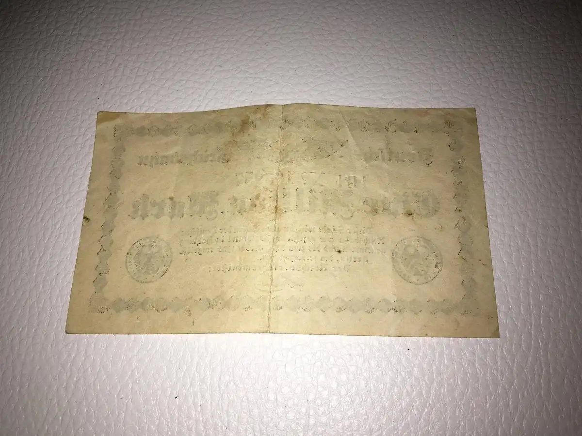 Reichsbanknote Deutsche Reichsbahn 1 Million Mark vom 12.8.1923 Berlin Notgeld Inflationsgeld