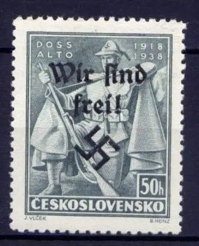 (054) Deutsches Reich Rumburg Nr.49        **  postfrisch