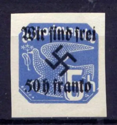 Deutsches Reich Rumburg Nr.25        **  MNH        (032)