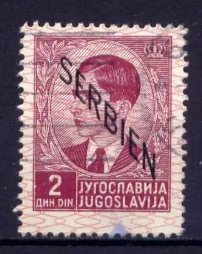 Deutsches Reich Post in Serbien Nr.1        O  used        (006)