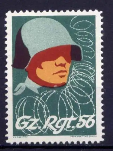 Schweiz  Soldatenbriefmarke             **  MNH            (2140)