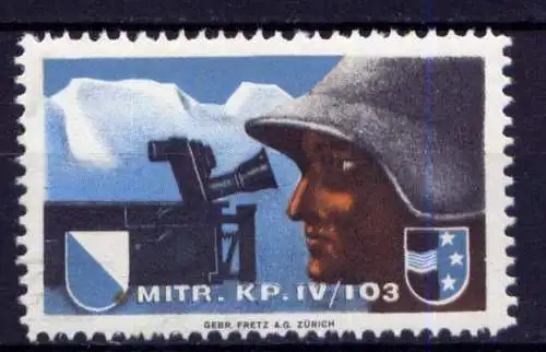 Schweiz  Soldatenbriefmarke             **  MNH            (2139)