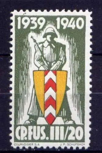 Schweiz  Soldatenbriefmarke             **  MNH            (2138)