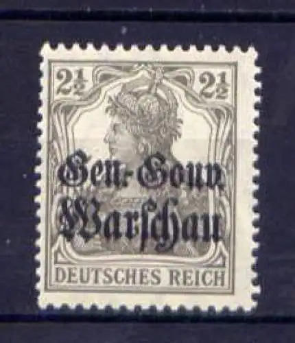 Deutsche Post in Polen Nr.6        **  MNH        (004)
