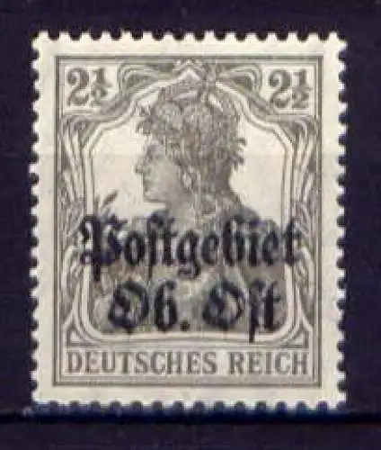 Postgebiet Ob.Ost Nr.1        **  MNH        (001)