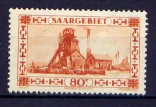 (224) Saargebiet Nr.116      *  ungebraucht