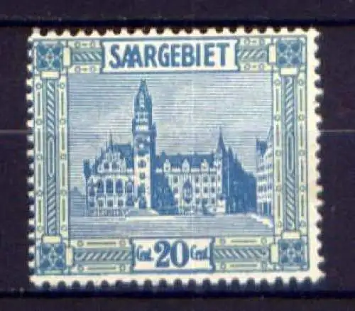 (217) Saargebiet Nr.99      *  ungebraucht
