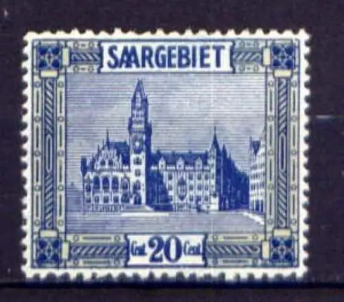 (213) Saargebiet Nr.88      *  ungebraucht