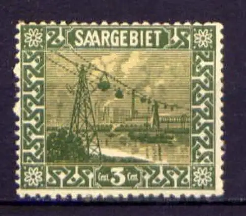 (212) Saargebiet Nr.84      **  postfrisch