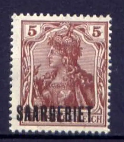 Saargebiet Nr.44      **  MNH            (195)